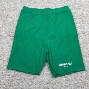 White Fox‎ Vol 3 Ribbed Bike Shorts Green Size M Athletic Athleisure